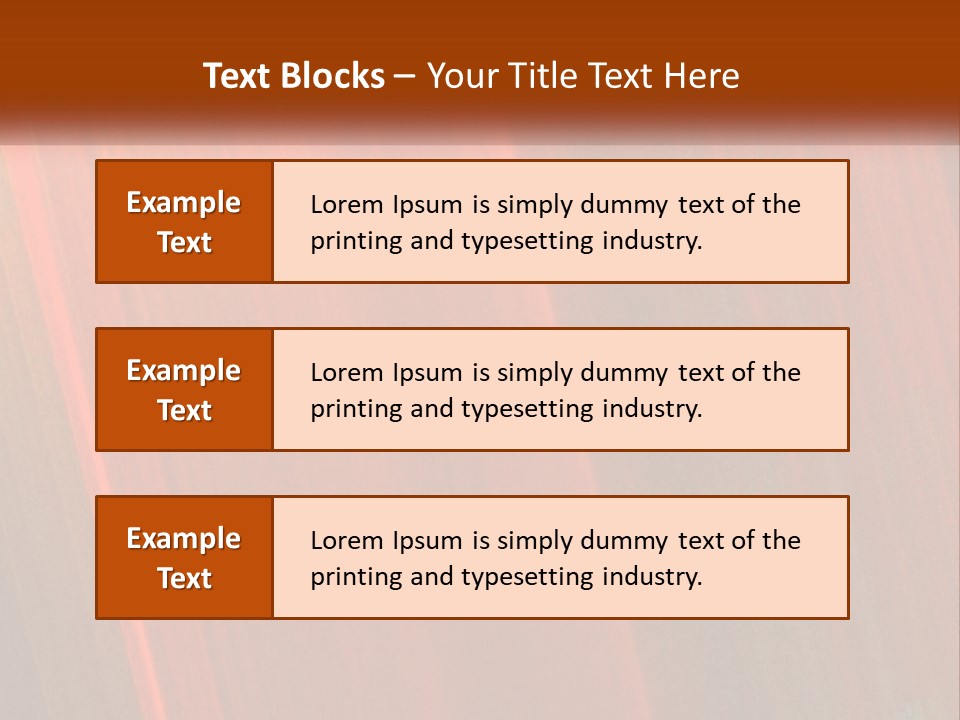 An Orange And Black Background With A White Border PowerPoint Template