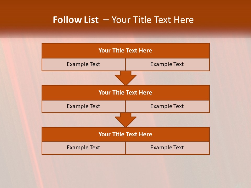 An Orange And Black Background With A White Border PowerPoint Template