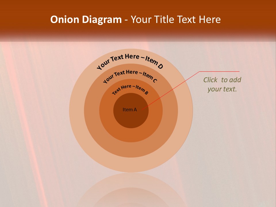 An Orange And Black Background With A White Border PowerPoint Template