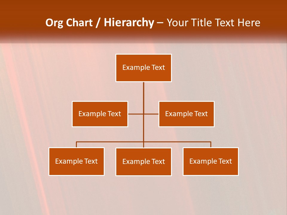 An Orange And Black Background With A White Border PowerPoint Template