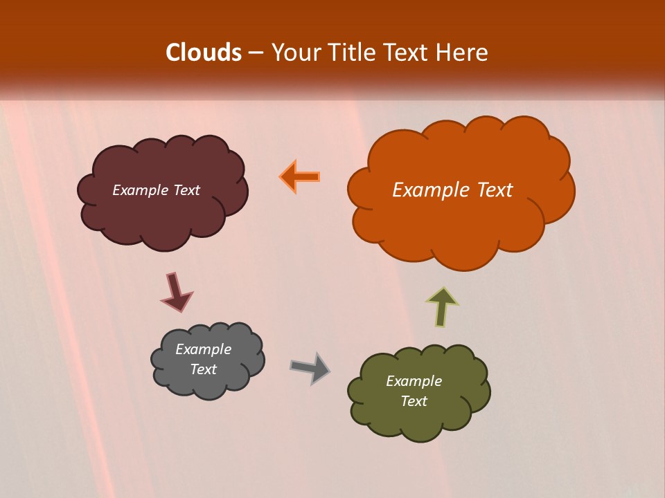 An Orange And Black Background With A White Border PowerPoint Template