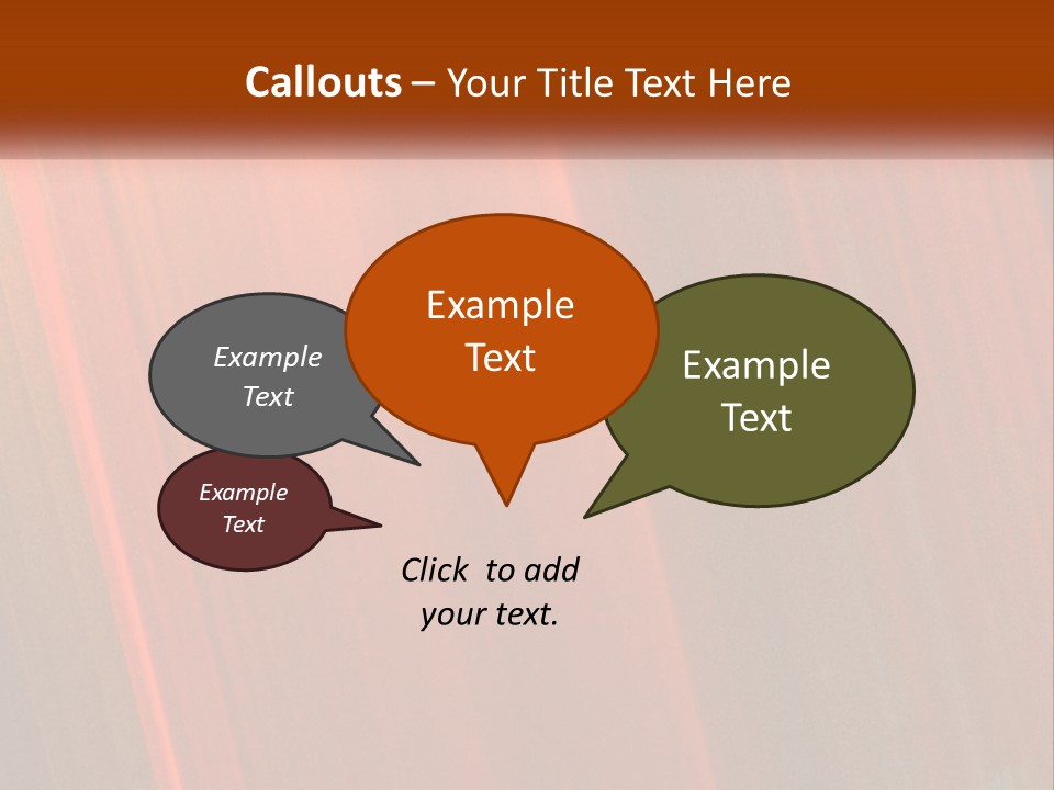 An Orange And Black Background With A White Border PowerPoint Template