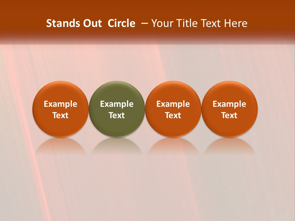 An Orange And Black Background With A White Border PowerPoint Template