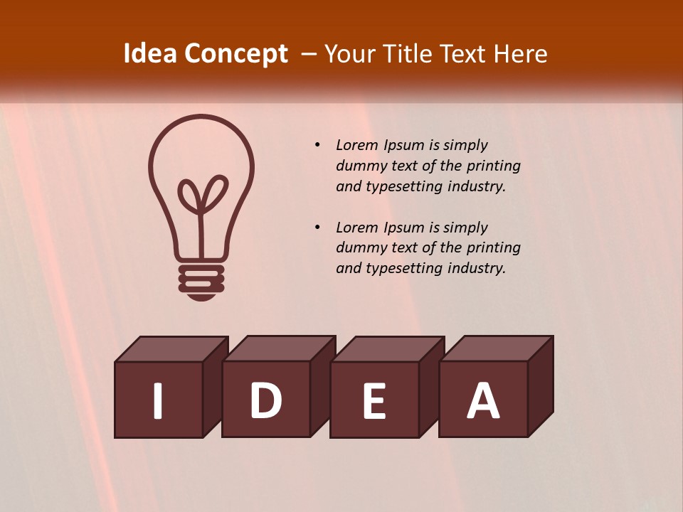 An Orange And Black Background With A White Border PowerPoint Template