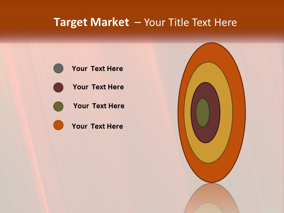 An Orange And Black Background With A White Border PowerPoint Template