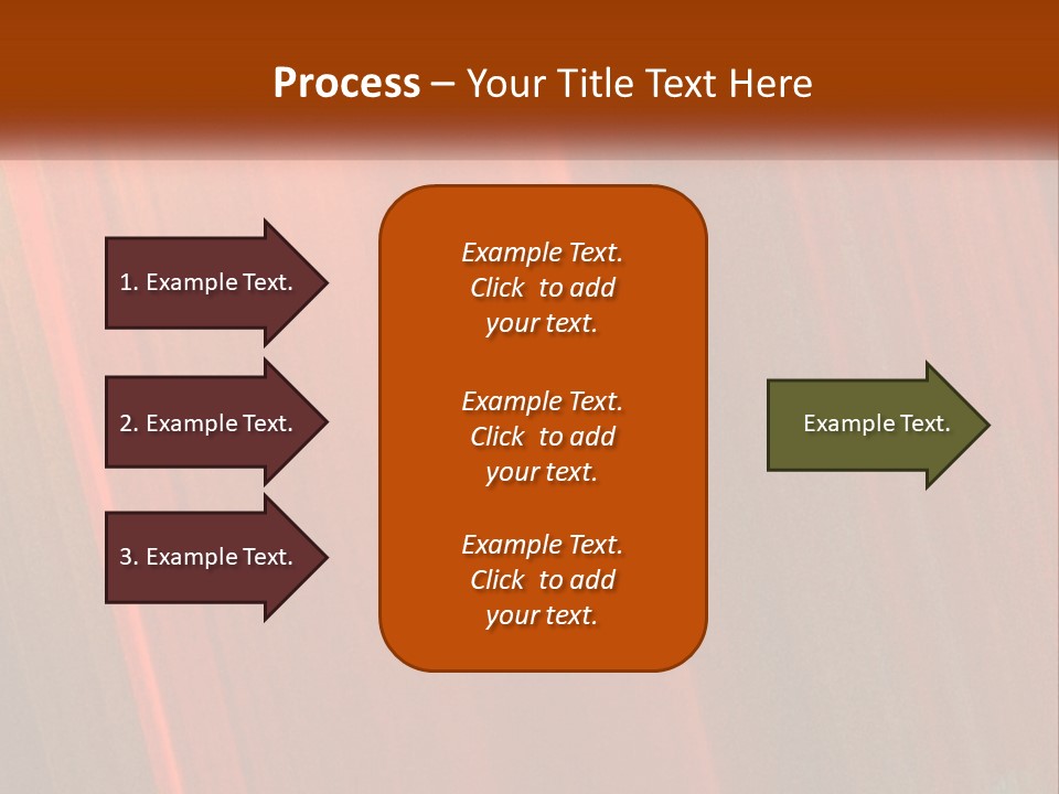An Orange And Black Background With A White Border PowerPoint Template