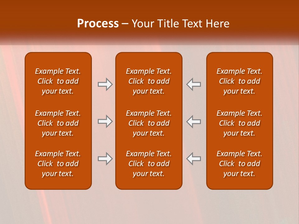 An Orange And Black Background With A White Border PowerPoint Template