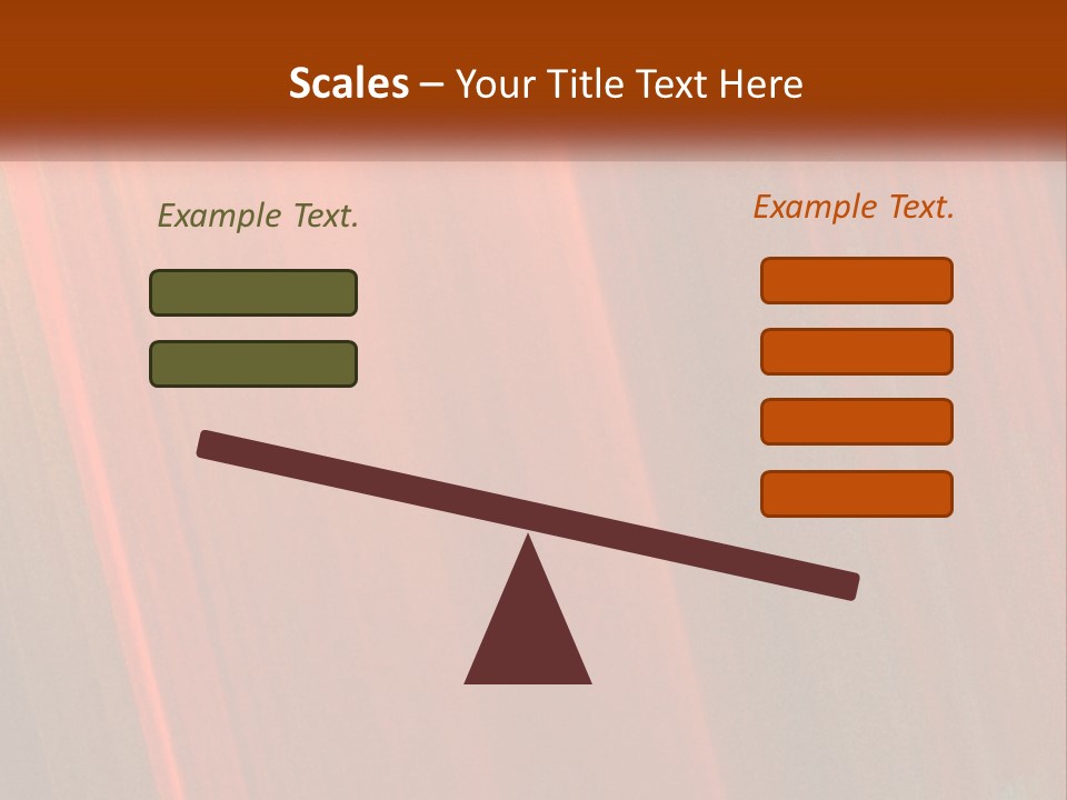 An Orange And Black Background With A White Border PowerPoint Template