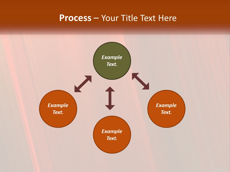 An Orange And Black Background With A White Border PowerPoint Template