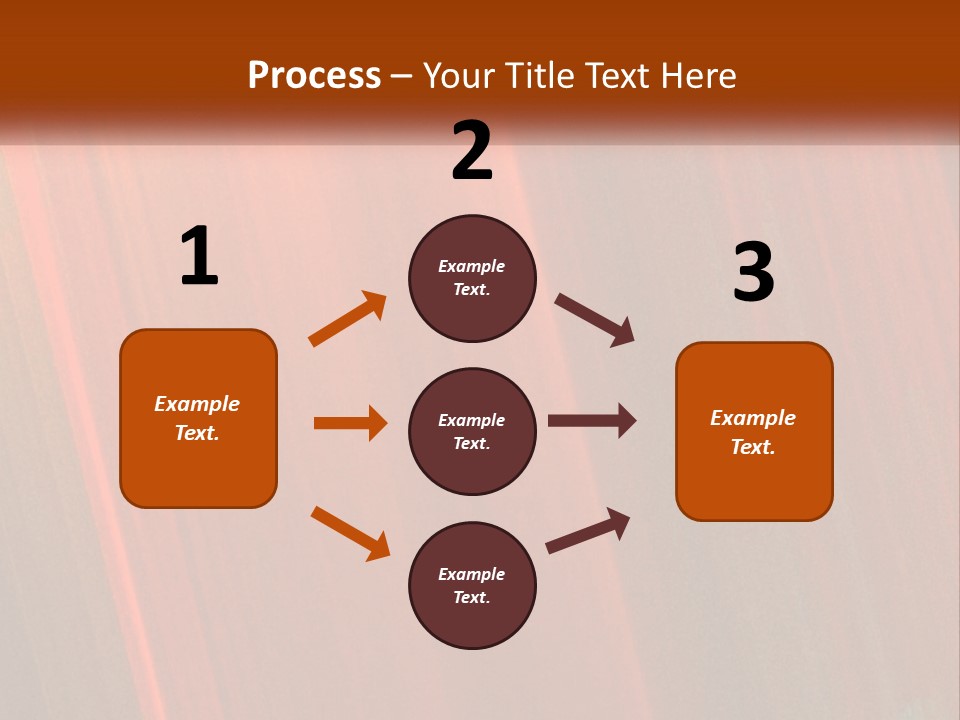 An Orange And Black Background With A White Border PowerPoint Template