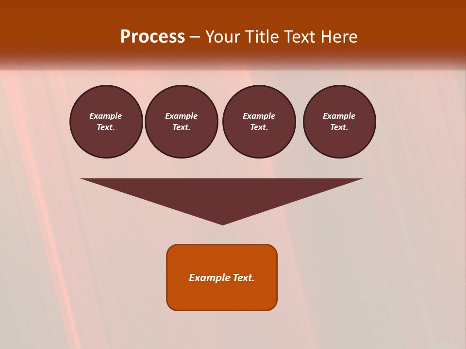 An Orange And Black Background With A White Border PowerPoint Template