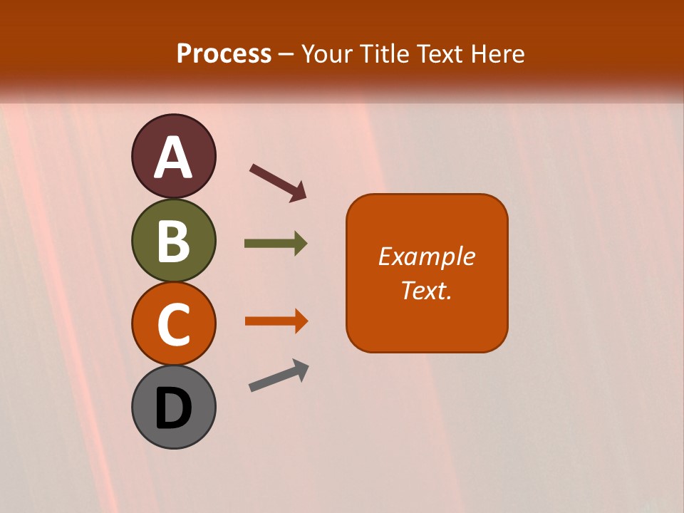 An Orange And Black Background With A White Border PowerPoint Template