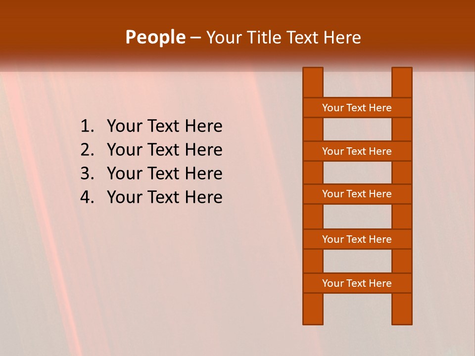 An Orange And Black Background With A White Border PowerPoint Template