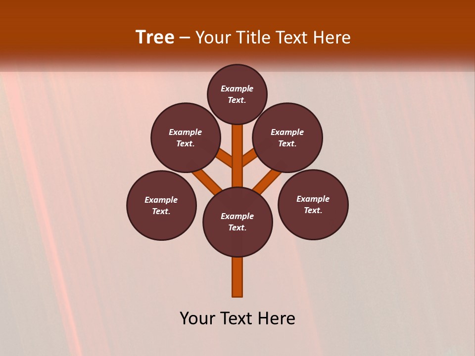 An Orange And Black Background With A White Border PowerPoint Template