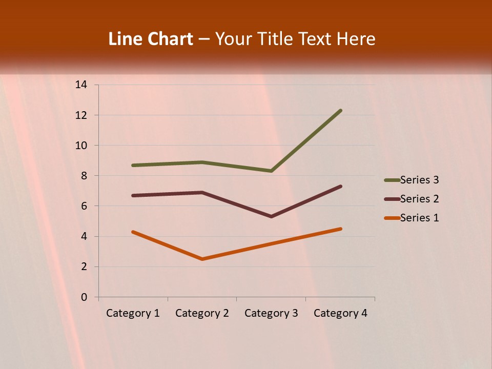 An Orange And Black Background With A White Border PowerPoint Template