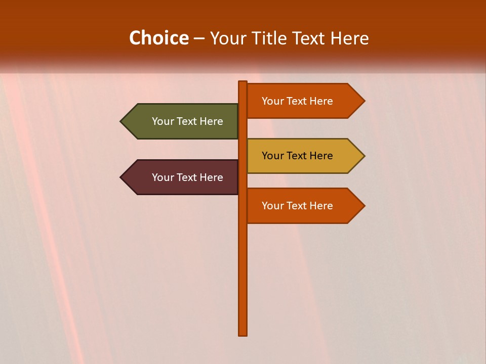 An Orange And Black Background With A White Border PowerPoint Template