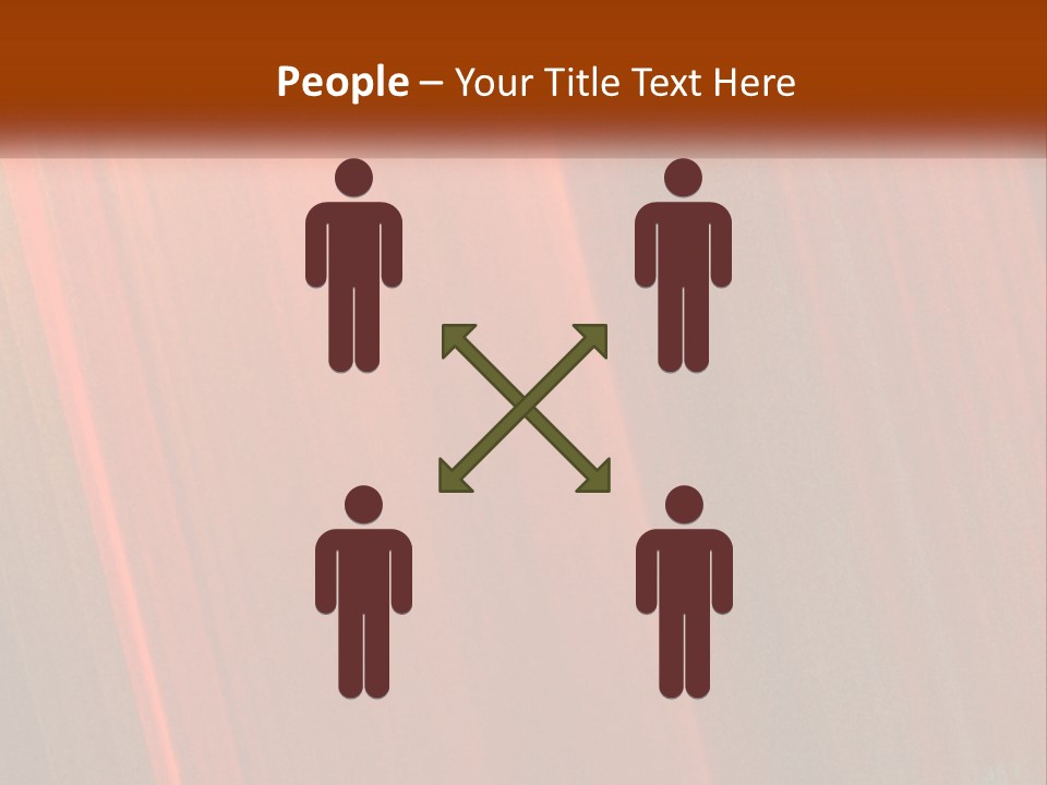 An Orange And Black Background With A White Border PowerPoint Template