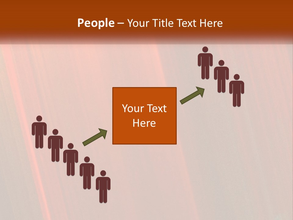 An Orange And Black Background With A White Border PowerPoint Template