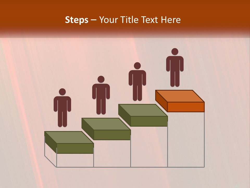 An Orange And Black Background With A White Border PowerPoint Template