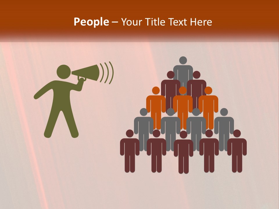An Orange And Black Background With A White Border PowerPoint Template