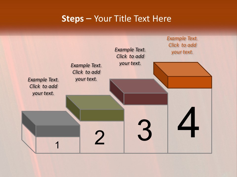 An Orange And Black Background With A White Border PowerPoint Template