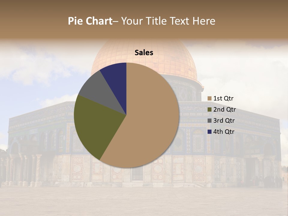 The Dome Of The Rock In The Temple Of The Rock In The Temple Of The PowerPoint Template