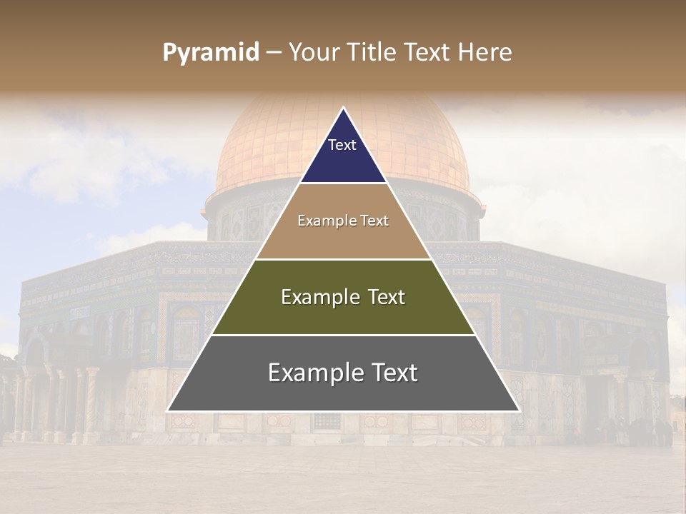 The Dome Of The Rock In The Temple Of The Rock In The Temple Of The PowerPoint Template