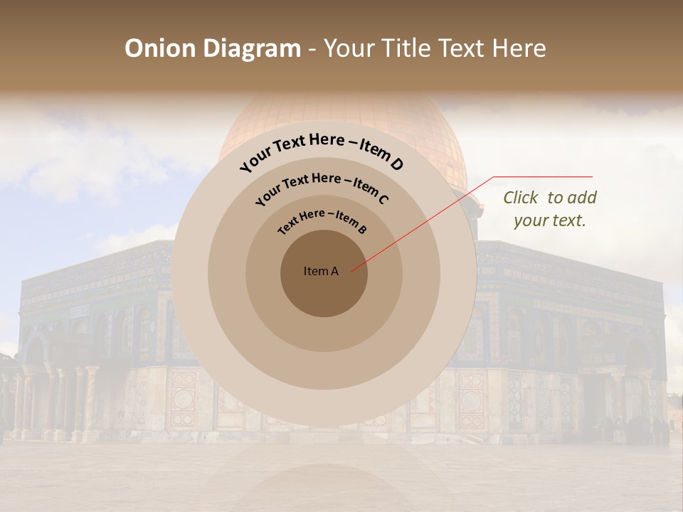 The Dome Of The Rock In The Temple Of The Rock In The Temple Of The PowerPoint Template