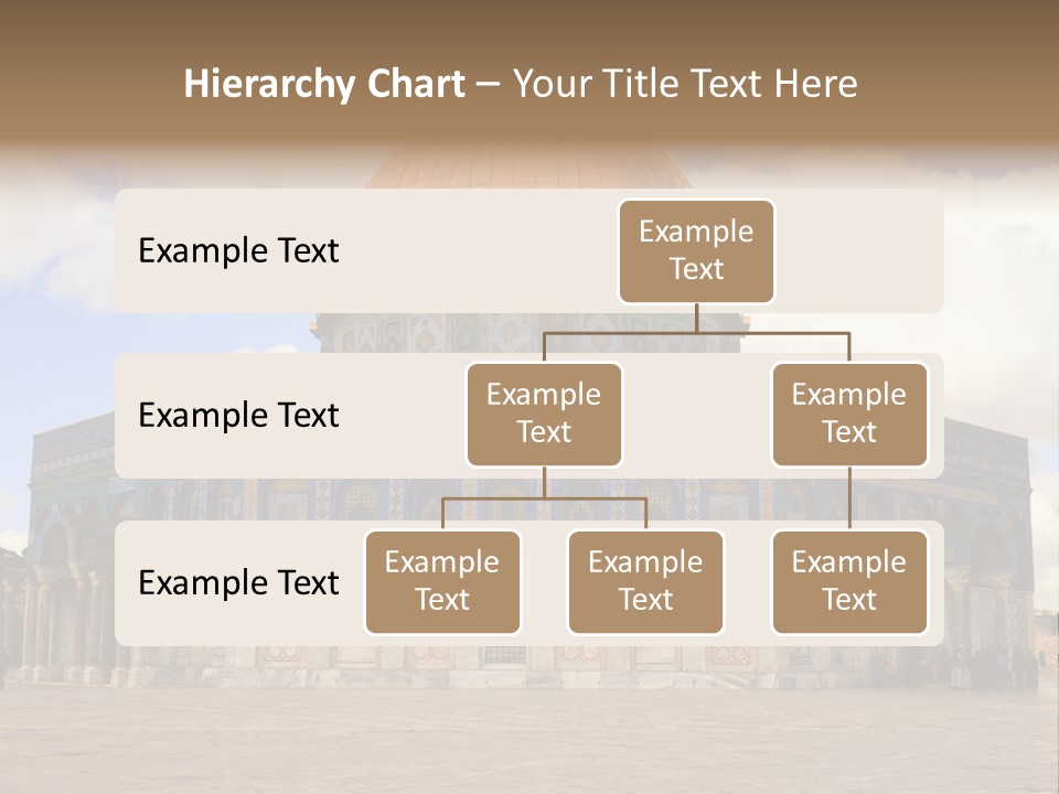 The Dome Of The Rock In The Temple Of The Rock In The Temple Of The PowerPoint Template