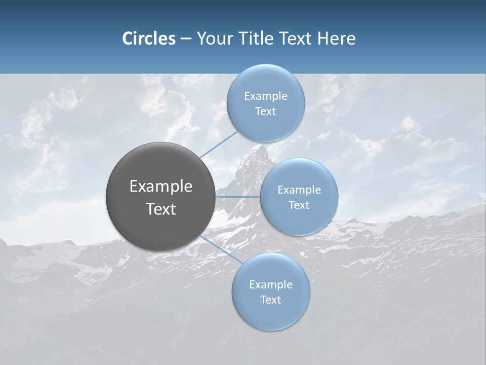 A Picture Of A Mountain With A Sky Background PowerPoint Template