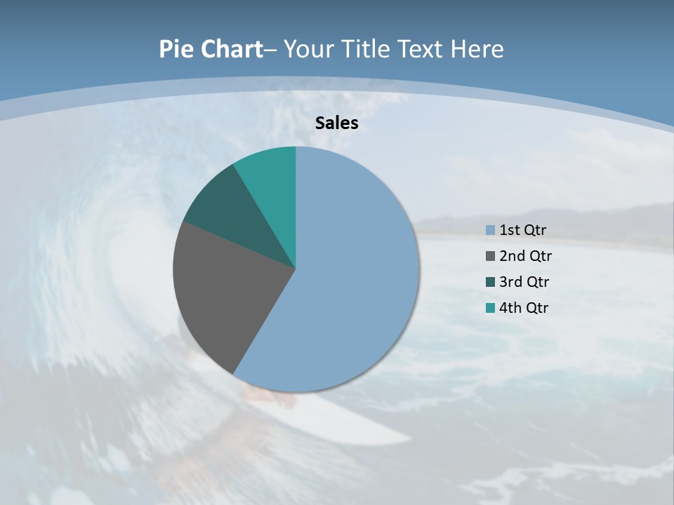 A Man Riding A Wave On Top Of A Surfboard PowerPoint Template