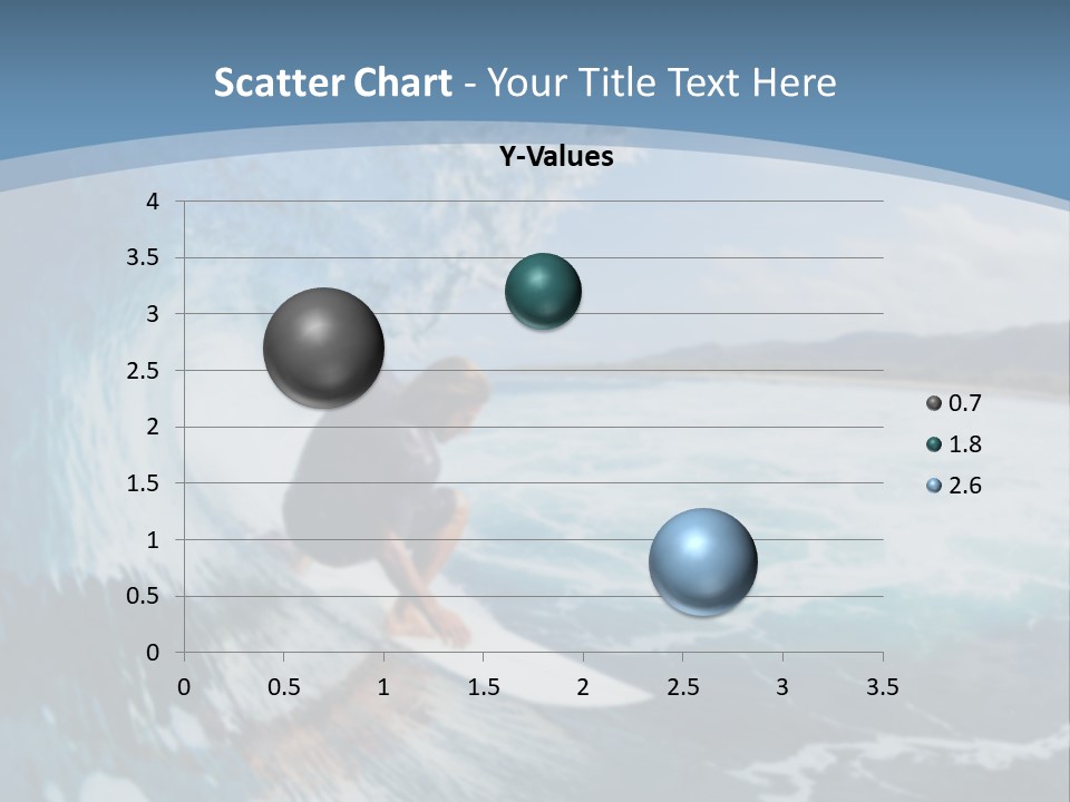 A Man Riding A Wave On Top Of A Surfboard PowerPoint Template
