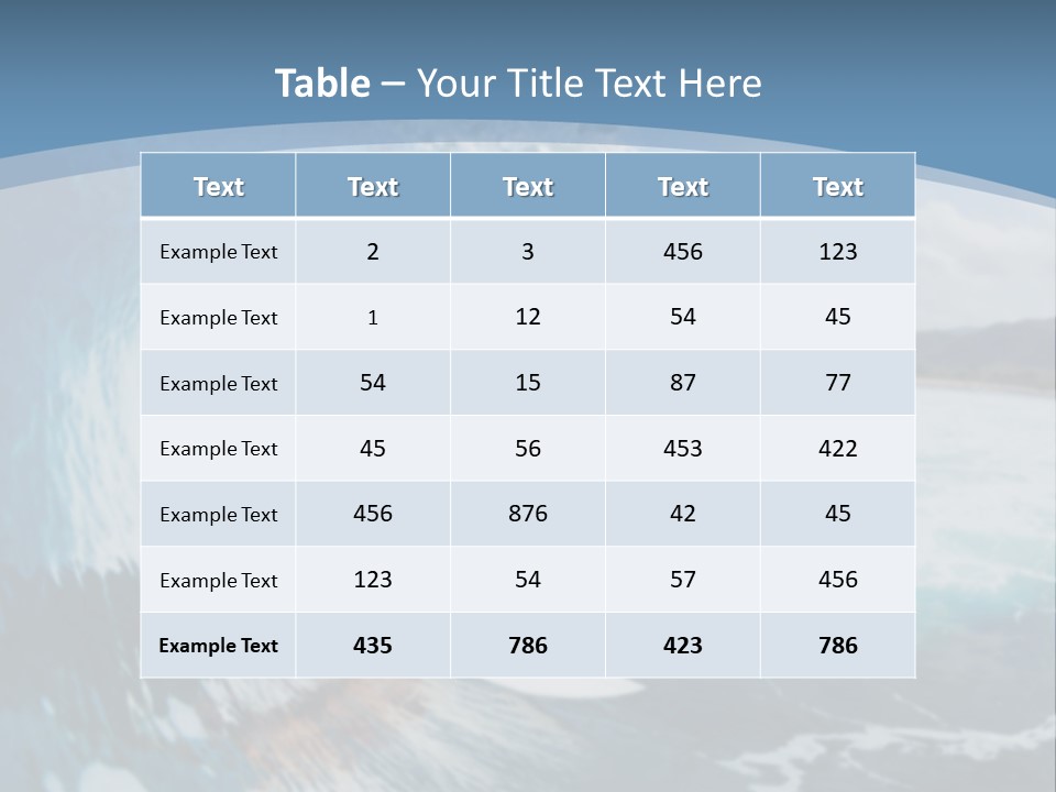 A Man Riding A Wave On Top Of A Surfboard PowerPoint Template