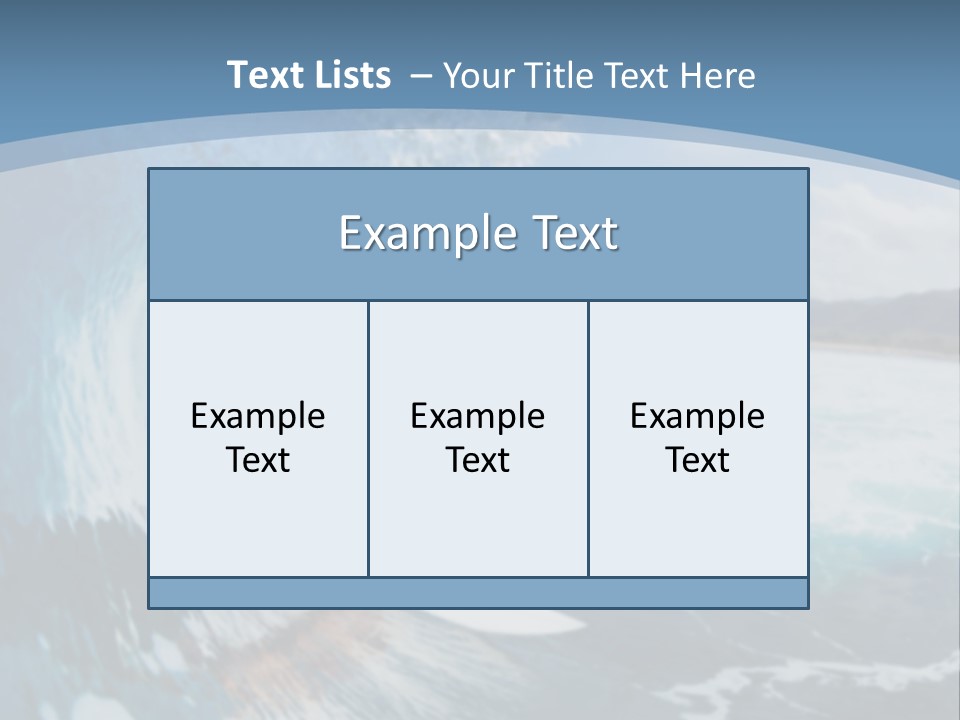 A Man Riding A Wave On Top Of A Surfboard PowerPoint Template