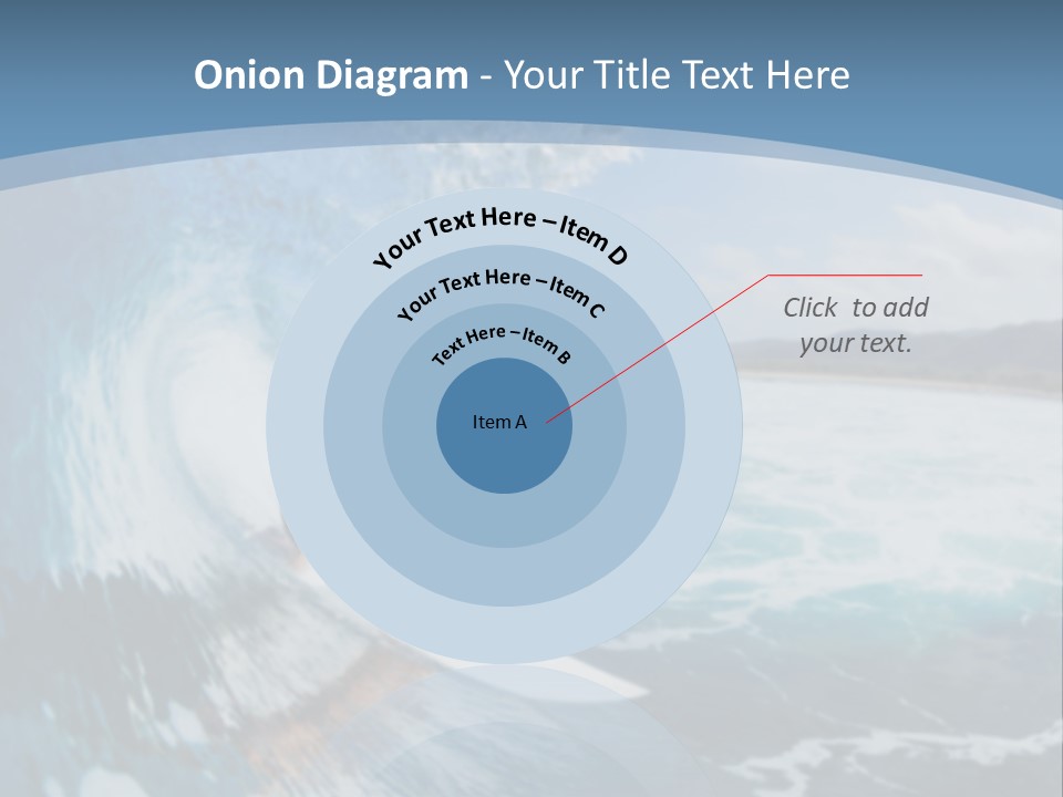 A Man Riding A Wave On Top Of A Surfboard PowerPoint Template