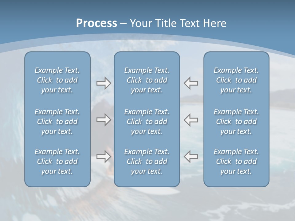 A Man Riding A Wave On Top Of A Surfboard PowerPoint Template