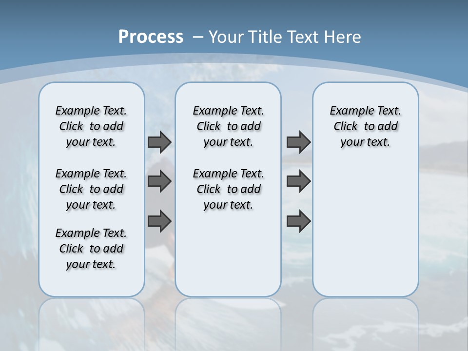 A Man Riding A Wave On Top Of A Surfboard PowerPoint Template