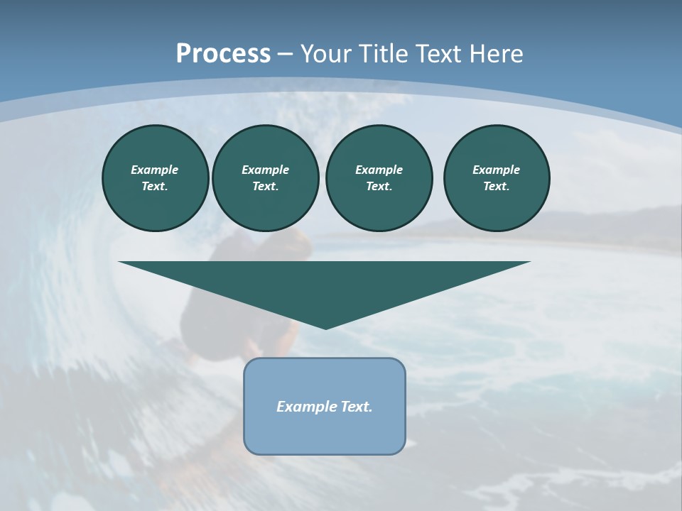 A Man Riding A Wave On Top Of A Surfboard PowerPoint Template