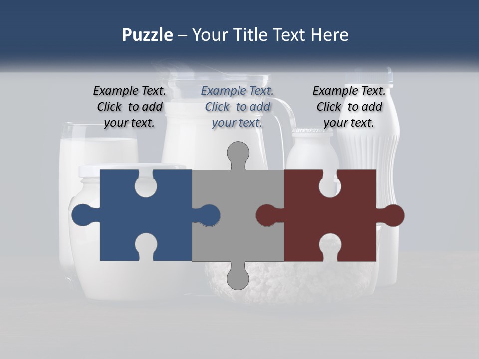 A Table Topped With Lots Of Different Types Of Milk PowerPoint Template