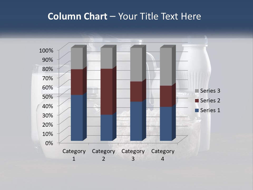 A Table Topped With Lots Of Different Types Of Milk PowerPoint Template