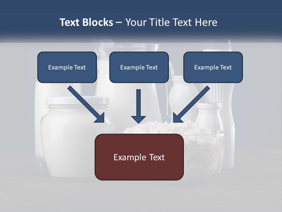 A Table Topped With Lots Of Different Types Of Milk PowerPoint Template