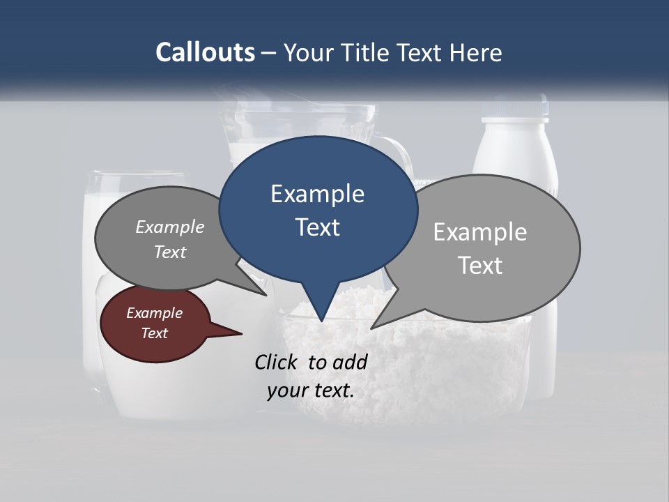 A Table Topped With Lots Of Different Types Of Milk PowerPoint Template