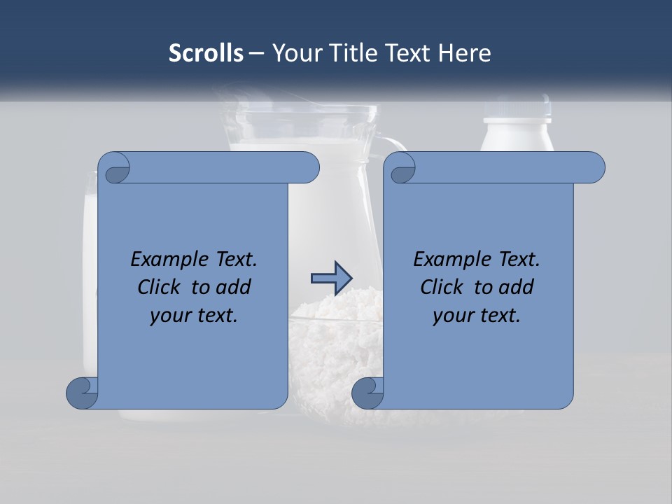 A Table Topped With Lots Of Different Types Of Milk PowerPoint Template