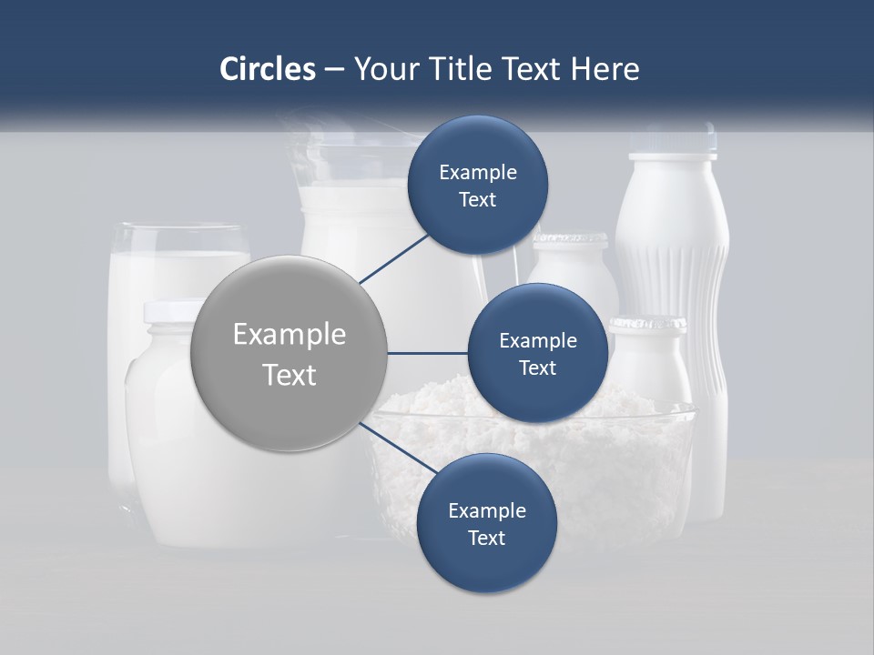 A Table Topped With Lots Of Different Types Of Milk PowerPoint Template
