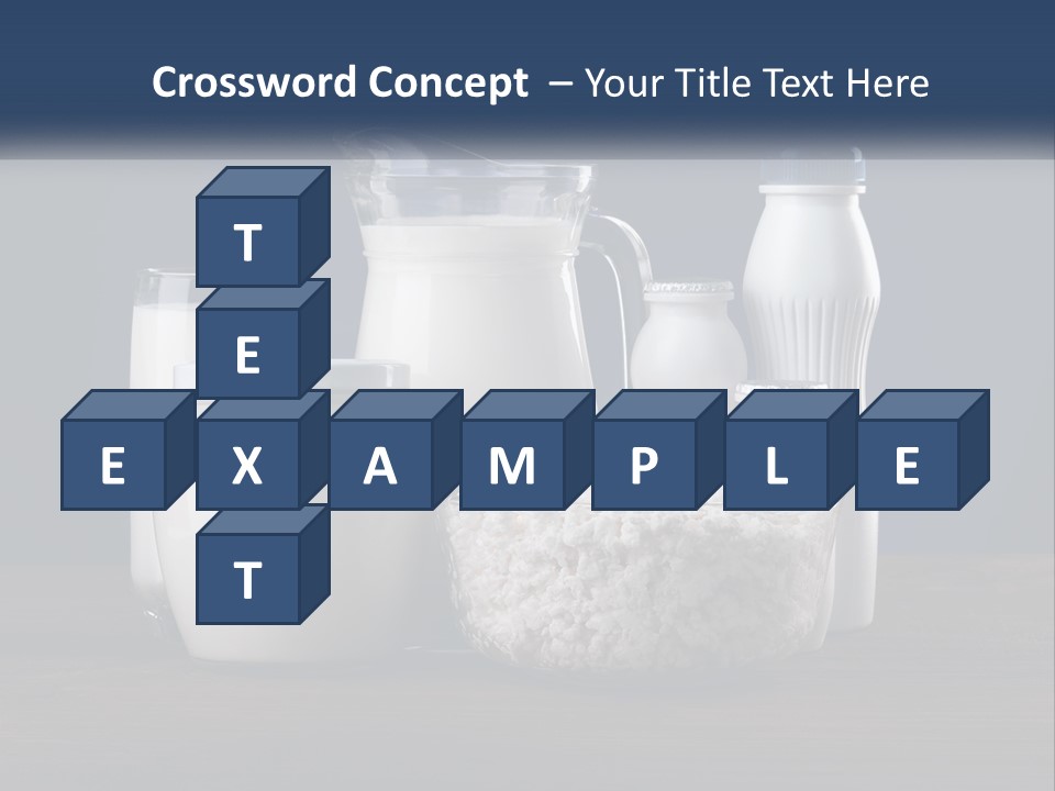 A Table Topped With Lots Of Different Types Of Milk PowerPoint Template