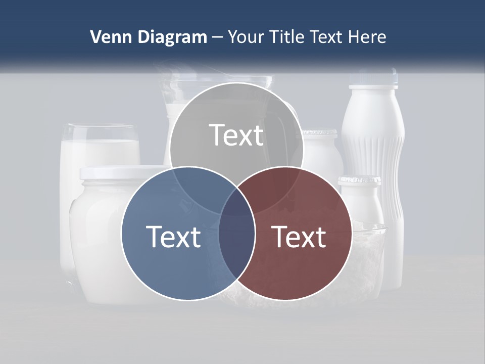 A Table Topped With Lots Of Different Types Of Milk PowerPoint Template