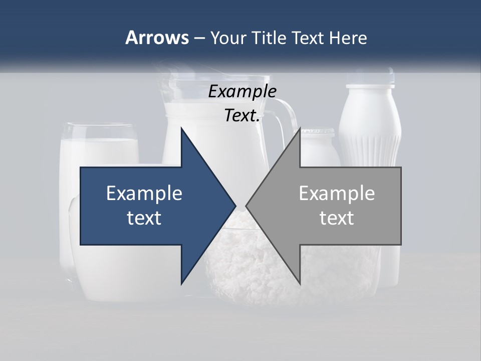 A Table Topped With Lots Of Different Types Of Milk PowerPoint Template