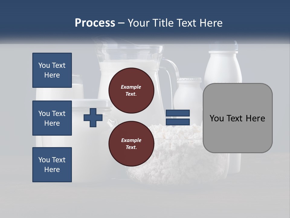 A Table Topped With Lots Of Different Types Of Milk PowerPoint Template