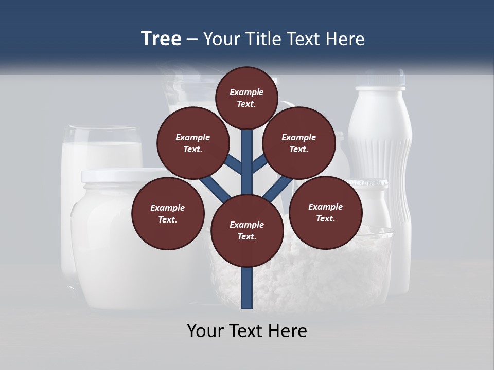 A Table Topped With Lots Of Different Types Of Milk PowerPoint Template