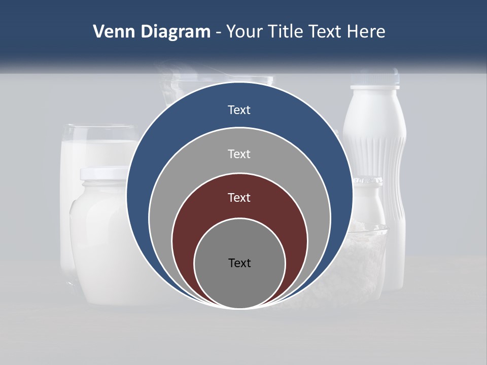 A Table Topped With Lots Of Different Types Of Milk PowerPoint Template